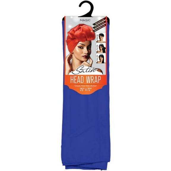 MAGIC COLLECTION - Satin Head Wrap 25"x72" SOLID (#SCA45)