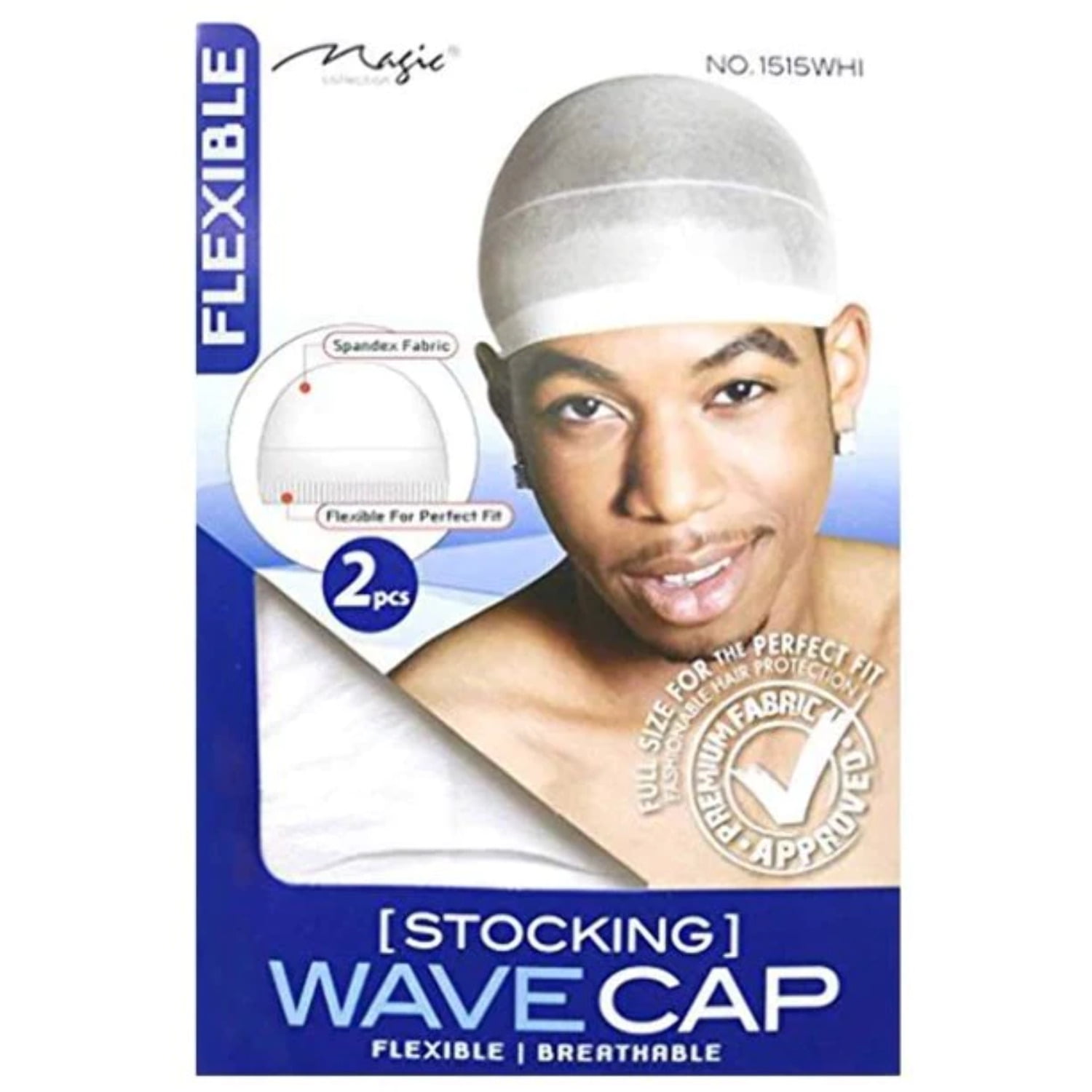 MAGIC COLLECTION - Stocking Wave Cap WHITE 