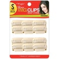 thumbnail image 1 of MAGIC COLLECTION - Wig Clips Snap-Comb 12 PCs Small BLONDE, 1 of 3
