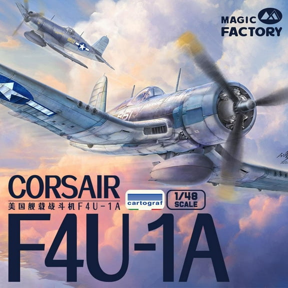 MAGIC FACTORY 5003 1/48 US Carrier Based Fighter F4U-1A CORSAIR Model Kit