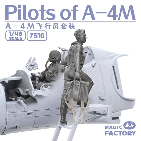 MAGIC FACTORY 7510 1/48 Pilots Of A-4M Plastic Model Kit