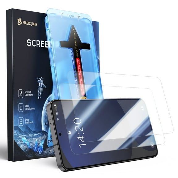 MAGIC JOHN 2 Pack Screen Protector for Samsung Galaxy S26 Plus Corning Tempered Glass Screen Saver Ease of Installation