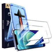 MAGIC JOHN 2 Pack Screen Protector for iPhone 12/12 Pro Tempered Corning Glass HD Clear Screen Saver Easy Installation