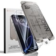 thumbnail image 1 of MAGIC JOHN 2 Pack Screen Protector for iPhone 16 Pro Tempered Glass HD Clear Screen Saver Shockproof Ease of Installation, 1 of 12
