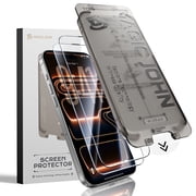 MAGIC JOHN 2 Pack Screen Protector for iPhone 17 Pro Max Tempered Glass HD Clear Screen Saver Shockproof Ease of Installation