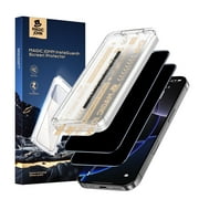 MAGIC JOHN 3rd GEN Private Screen Protector for iPhone 16 Pro Max Corning Tempered Glass Easy to Install [2 Pack]