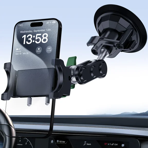 MAGIC JOHN Car Mount 360° Rotation Home Cell Phone Holder Suction Cup Standard
