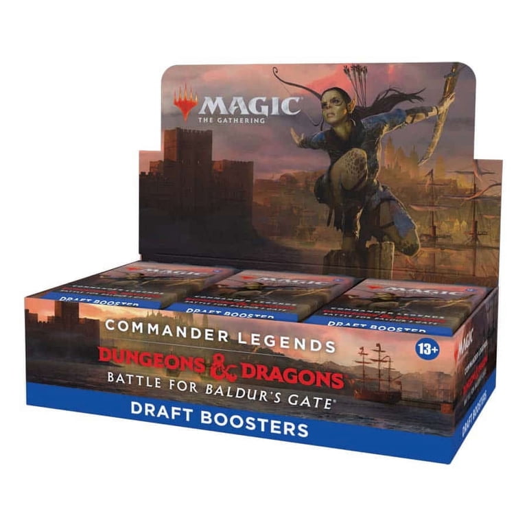 mtg commander legends battle for baldur's gate collector booster box Magic: The Gathering Legends: Set Etched cards and 10 Traditional Foil cards in every pack Magic the Gathering - Draft