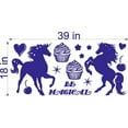 thumbnail image 1 of MAGICAL UNICORNS VINYL WALL DECALS (YOU CHOOSE SIZE!), 1 of 2