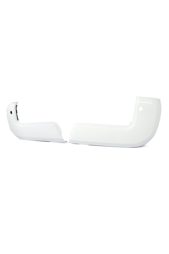 040 Super White For 2016-2023 Toyota Tacoma Rear Bumper End Caps W/ Sensor Hole 5215504050, 5215604050
