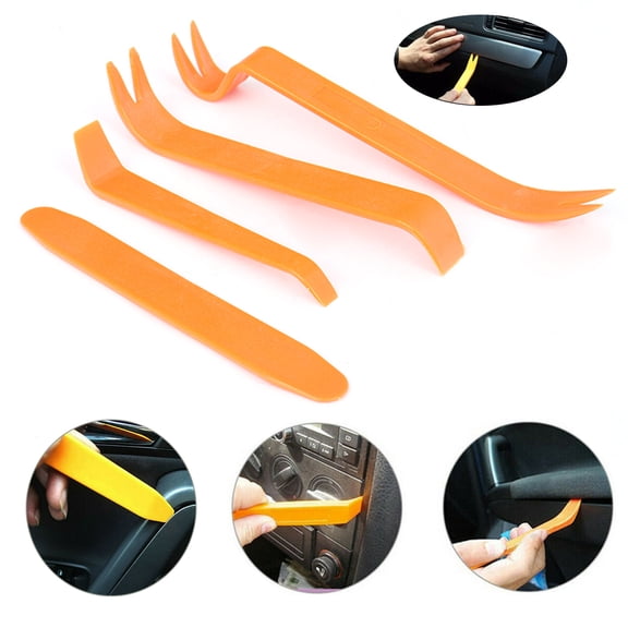 MAGICKIT 4Pcs Plastic Car Trim Removal Hand Tool Install & Removal Pry Repair Scraper NEW Set