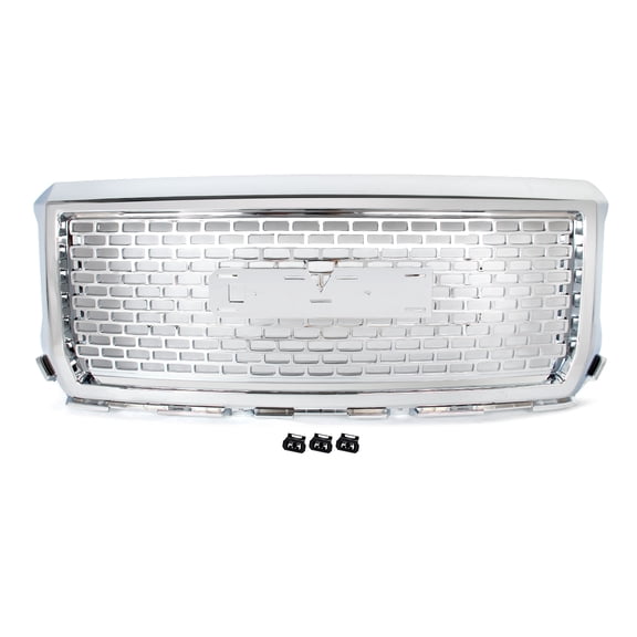 MAGICKIT Chrome For 2014 2015 GMC Sierra 1500 Denali Base SLE SLT Front Bumper Grille New