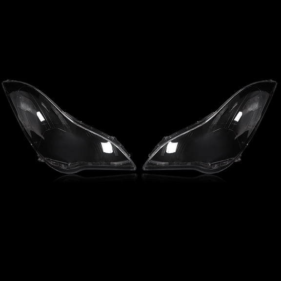 MAGICKIT Compatible With Infiniti QX50 EX25 EX35 2008-2012 Left&Right Headlight Headlamp Lens Cover