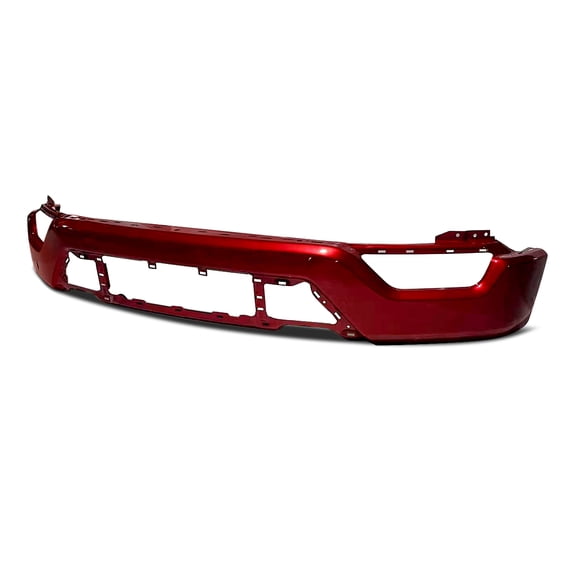 MAGICKIT Hot Pepper Red Painted 1-Piece Front Bumper For 2021-2023 Ford F-150 F150 W/O Sensor Hole
