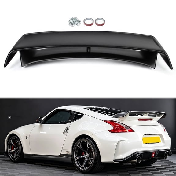 MAGICKIT Nismo Rear Trunk Spoiler Wing Lip For 2009-2021 Nissan 370Z Z34 - Unpainted ABS