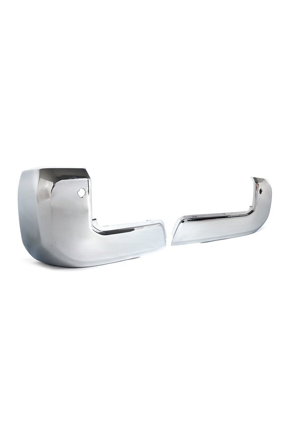 Rear Bumper End Caps For 2016-2023 Toyota Tacoma With Sensor Holes LH+RH Chrome Cover