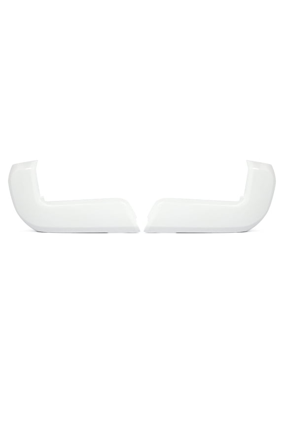 Rear Bumper End Caps LH+RH Covers Pair For2016-2023 Toyota Tacoma Without Sensor Hole Super White