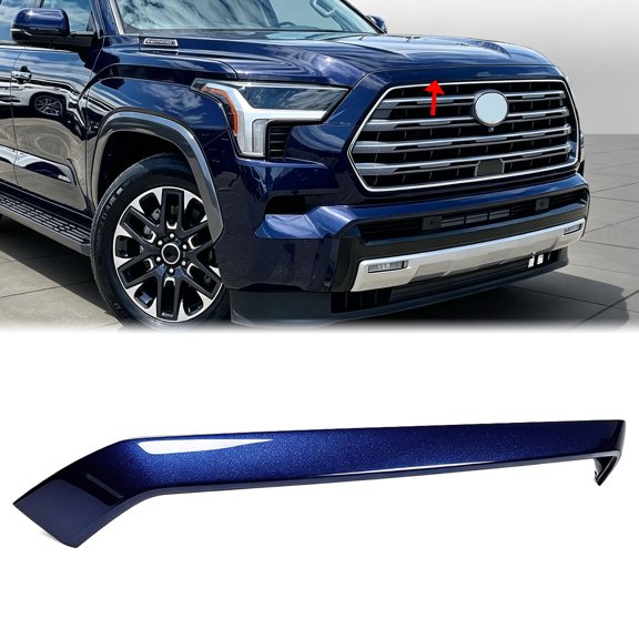 MAGICKIT for Toyota Sequoia 2023-26 Front Grille Upper Molding Trim Blueprint
