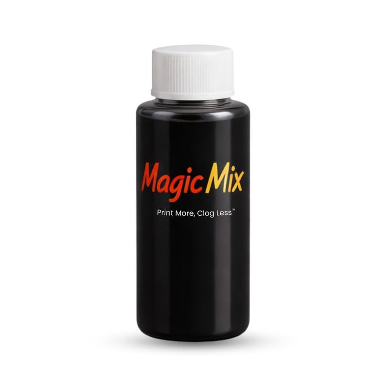 MAGICMIX™ Black Ink Stabilizer for DTF & DTG Printers, Helps Reduce Settling, Improve Flow, Minimize Printhead Clogging & Extend Printhead Life, 60ml