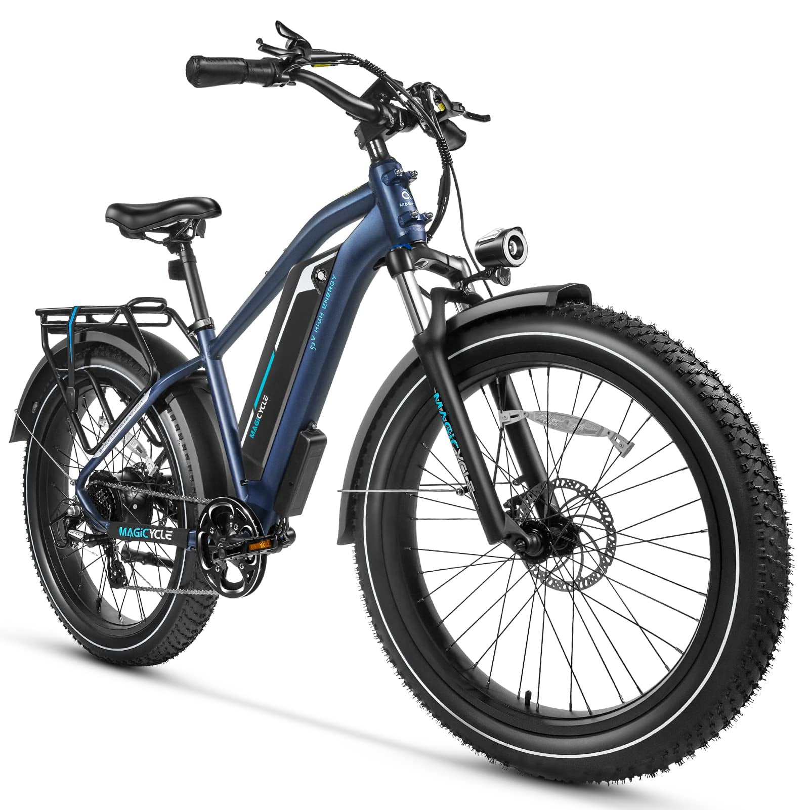 MAGICYCLE Cruiser 750W Electric Bike for Adults 52V 15AH E Bike 26" Fat