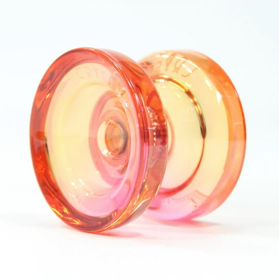 MAGICYOYO Crystal K2Plus Yo-Yo - Injection Molded Unresponsive YoYo (Translucent Red/Orange Fade)