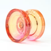 MAGICYOYO Crystal K2Plus Yo-Yo - Injection Molded Unresponsive YoYo Translucent Red/Orange Fade