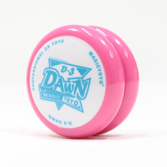 MAGICYOYO Dawn D3 Yo-Yo - Plastic Looping YoYo (Pink with White Cap)