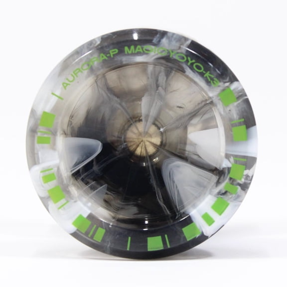 MAGICYOYO K3 AURORA-P Yo-Yo - Responsive / Unresponsive Beginner YoYo (Black Galaxy)