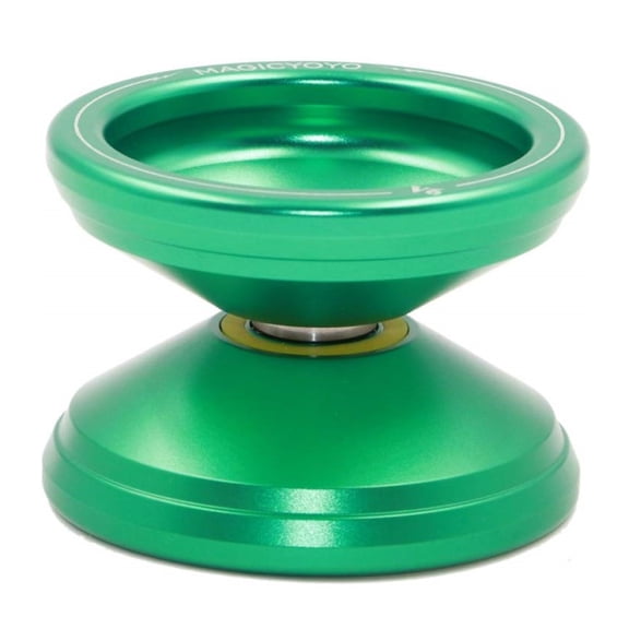 MAGICYOYO Locus V6 Yo-Yo - Aluminum Responsive YoYo - Great for Beginners (Green)