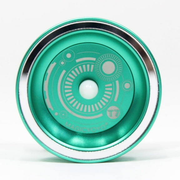 MAGICYOYO T7 Yo-Yo - Aluminum Responsive YoYo - Unresponsive Bearing Included (Green)