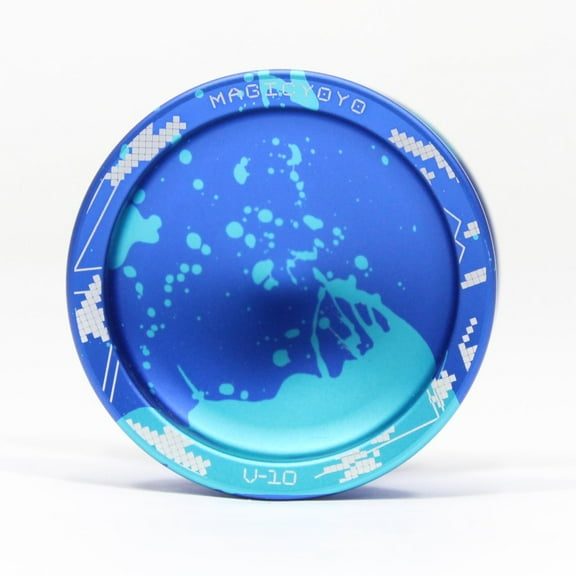 MAGICYOYO V10 Yo-Yo - (Blue Splash)