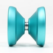MAGICYOYO V11 Yo-Yo - PC and Aluminum Bi-Material Finger Spin YoYo Teal /Yellow