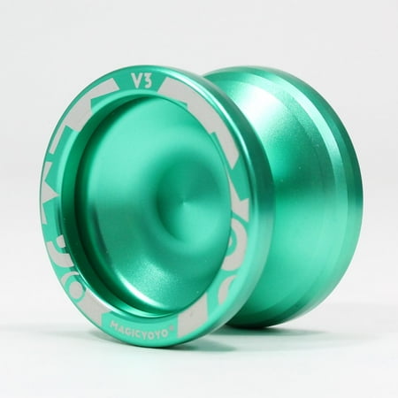 MAGICYOYO V3 Yo-Yo -Beginner to Advanced Aluminum YoYo - Includes Extra Accessory Pack (Green)