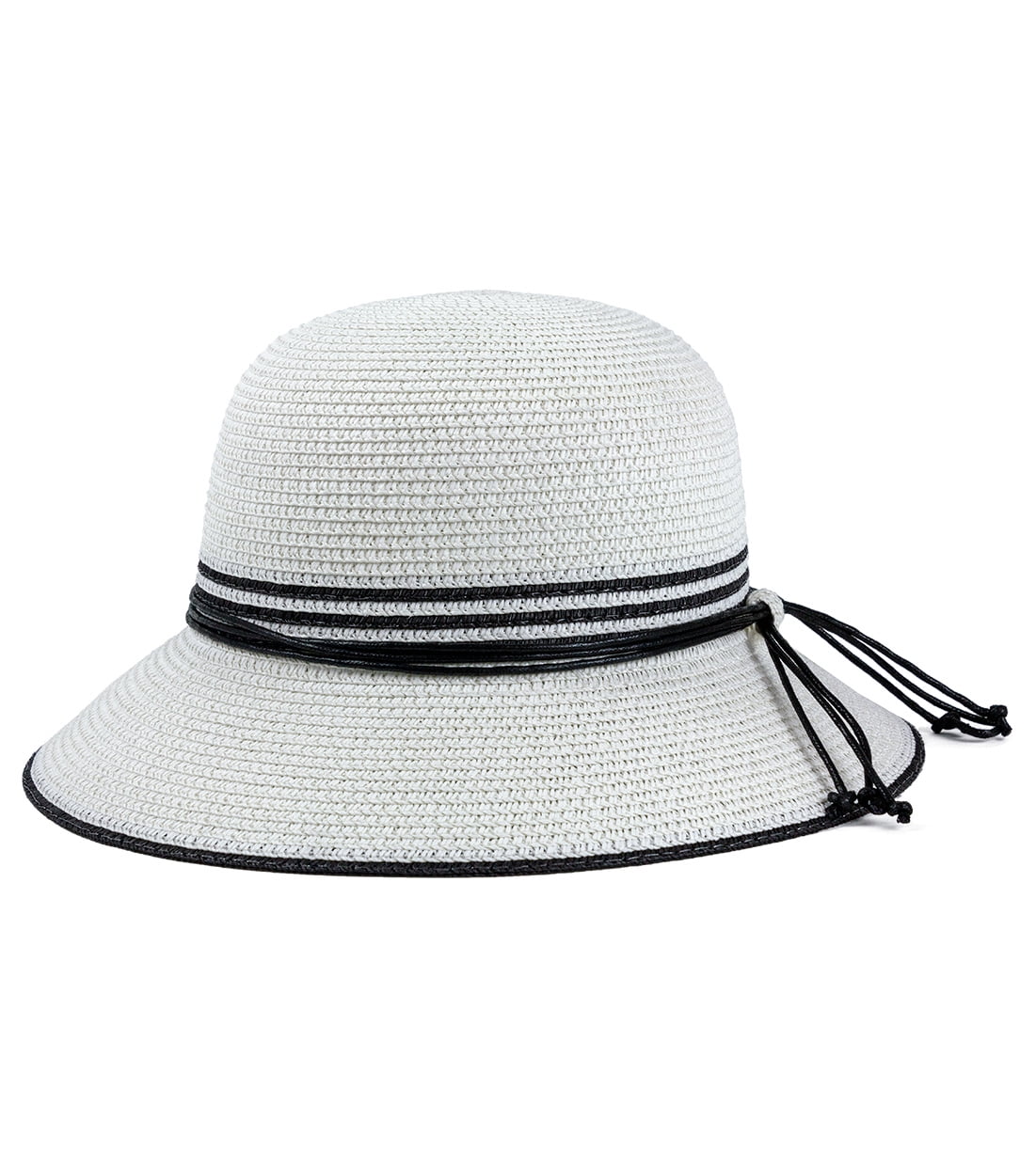 MAGID WOMEN'S STRAW BUCKET SUN HAT