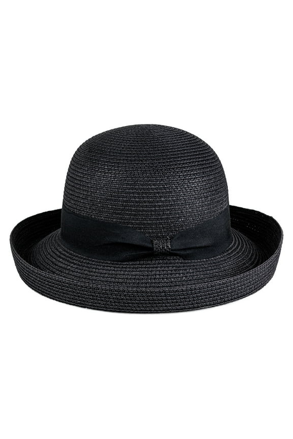 WOMEN'S STRAW KETTLE SUN HAT