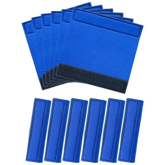 MAGIDEAL 12 Pieces Pool Cover Spring Sleeves Sleeves Protect from Scratching Swimming Pool Cover Spring Covers 1.3x4.9 inch Blue