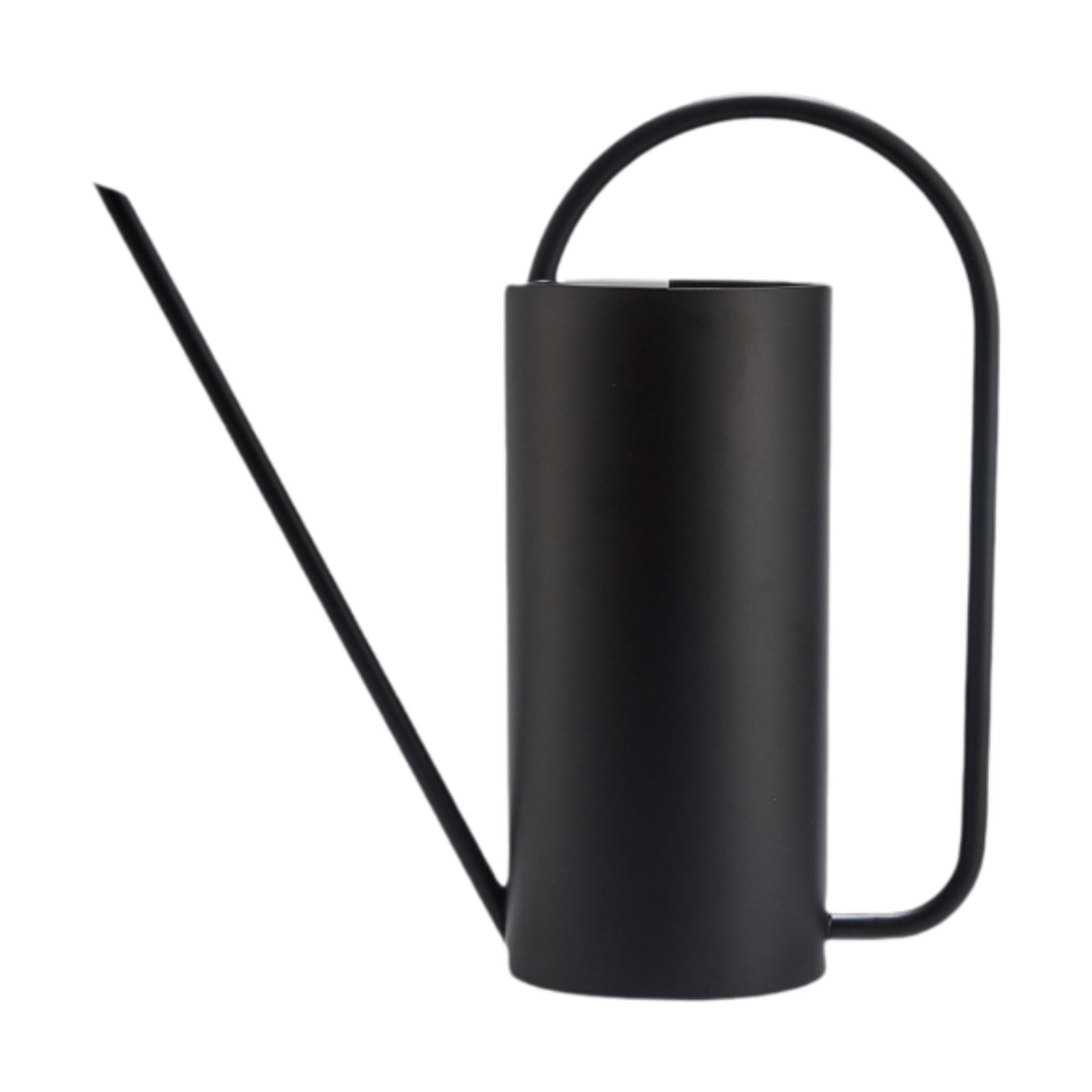 MAGIDEAL 1500 ml Indoor Watering Can Long Mouth for Indoor Houseplants Indoor Outdoor Black