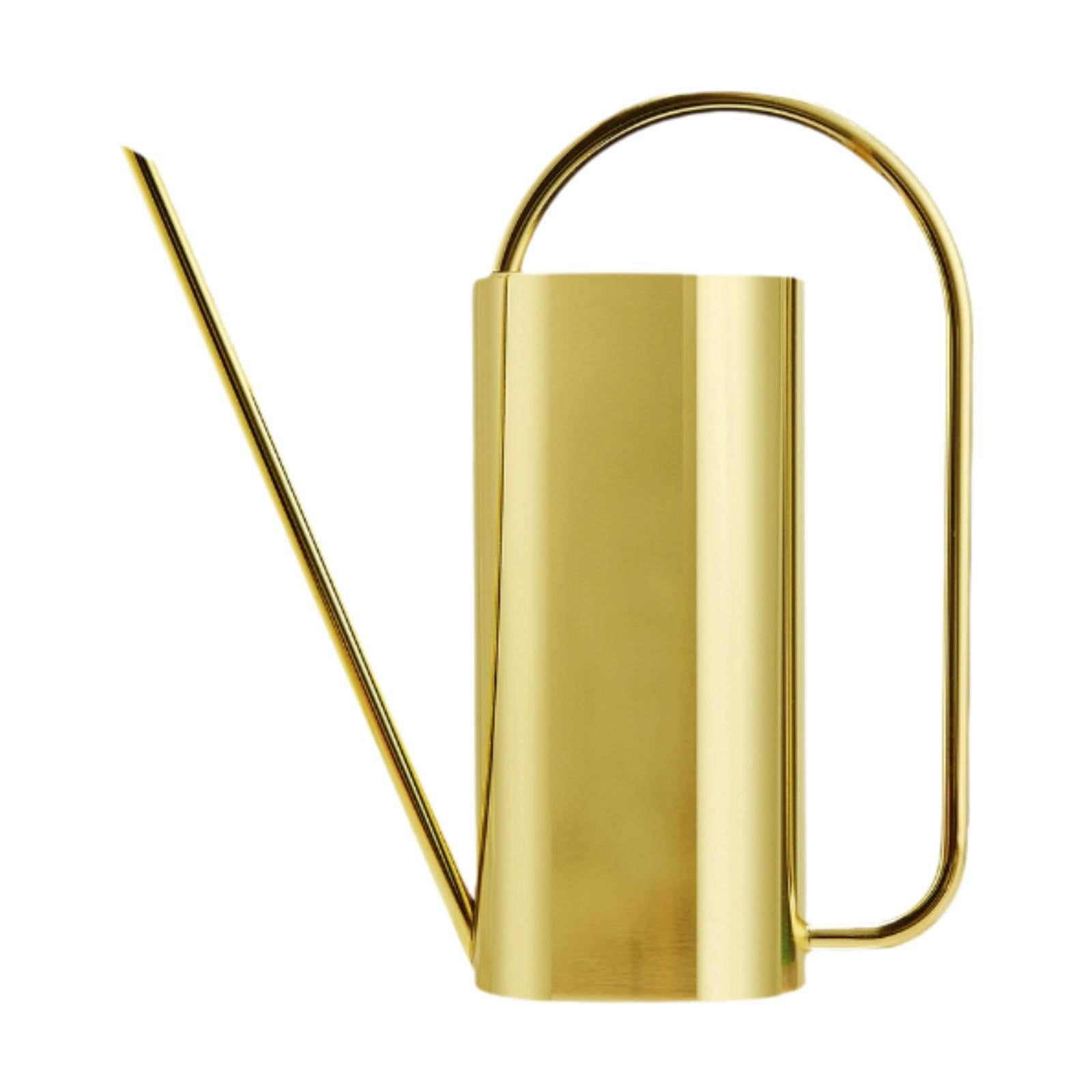 MAGIDEAL 1500 ml Indoor Watering Can Long Mouth for Indoor Houseplants Indoor Outdoor Golden