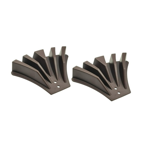 MAGIDEAL 2 Pieces Gutter Downspout Diverters Down Spout Extenders for Lawn Brown