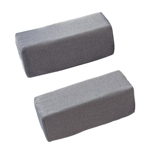 MAGIDEAL 2Pcs Office Chair Armrest Pads Elbow Support Thick Reusable Non Slip Comfortable Light Gray