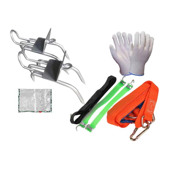 MAGIDEAL 2Pcs Tree Climbing Spikes for Tree Work with Safe Belt Gifts Stainless Steel with Bag