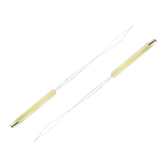 MAGIDEAL 2x Bobbin Threader for Fly Tying Creative Accessories Practical Copper Gift Easy