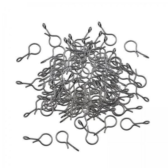 MAGIDEAL 2x100Pcs Fly Fishing Snap for Freshwater Saltwater Fly Hook Snap No Knot Snaps L