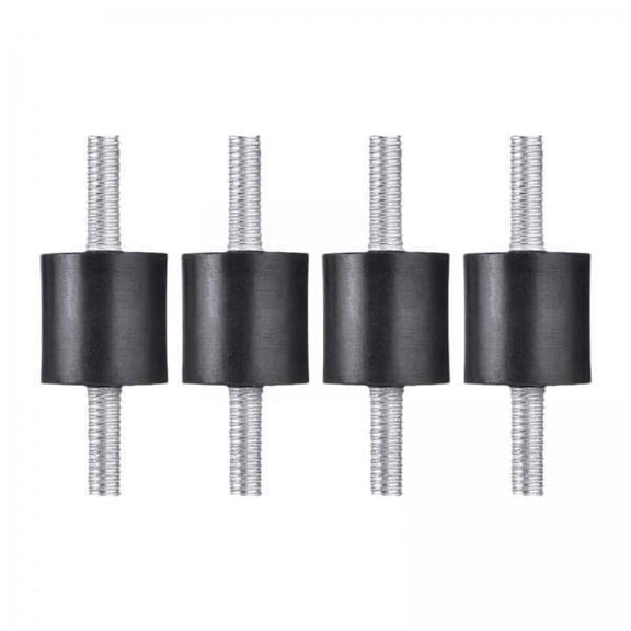 MAGIDEAL 2x4Pcs M6 Stud Rubber Studs Shock Absorber for Garage Motor Engines Water Pump