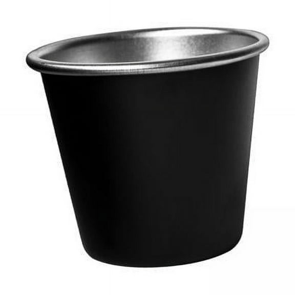 MAGIDEAL 2xStainless Steel Cup Stackable Water Cup Water Tumbler for Traveling Everyday Small Black