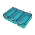 thumbnail image 1 of MAGIDEAL 3 Pieces s Box Fishing Accessory Box Waterproof Multipurpose Fishing cyan, 1 of 8