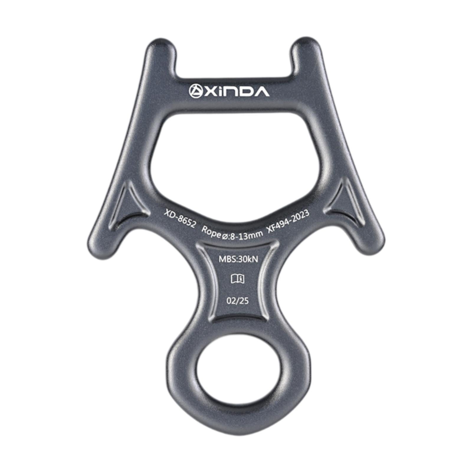 MAGIDEAL 30kN Descender Belay Device Downhill Equipment Belaying and Rappelling Gray