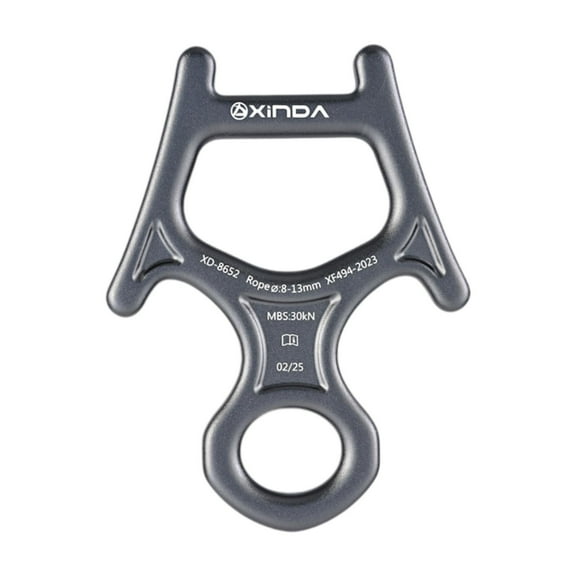 MAGIDEAL 30kN Descender Belay Device Downhill Equipment Belaying and Rappelling Gray