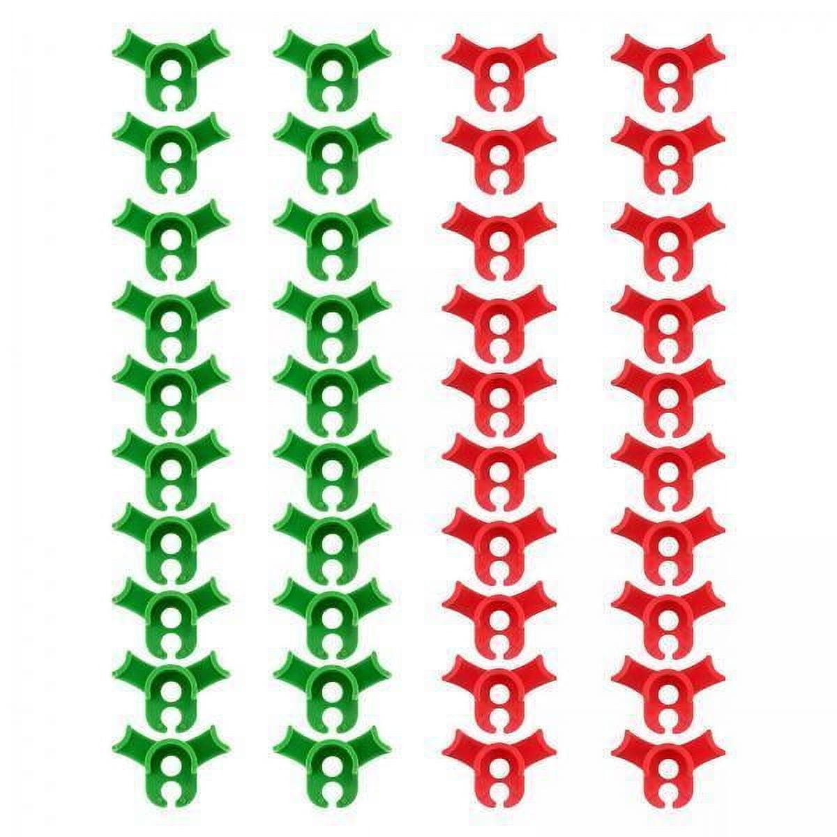MAGIDEAL 3x 40Pcs Lightweight Plant Stem Support Small Plant 90 Degree Bend