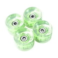 thumbnail image 1 of MAGIDEAL 4 Pieces Skateboard Wheels Longboard Wheels Transparent PU Luminous Smooth Parts Green, 1 of 8